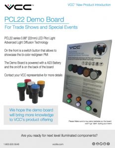 PCL22 demo board product vcclite vcc