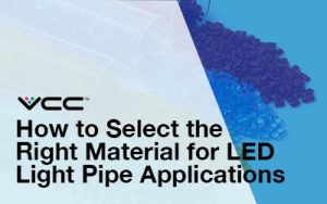 selecting the right material for the light pipe used on your project
