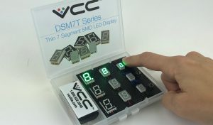 Thin surface mount single digit ?-segment LED numeric display New Product Introduction VCC