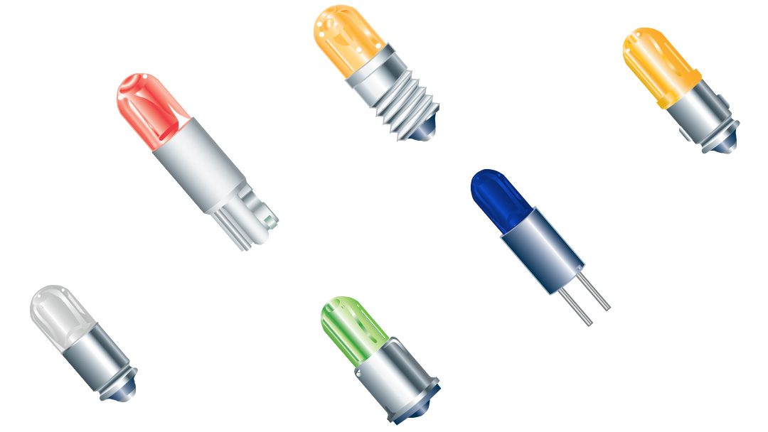 5 x  Subminiaturlampe Miniaturlampe Lampe T1¼ 1/4 6V bis 36V 20mA bis 100mA 