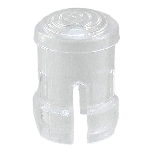 Clear Fresnel Round Lens for 3mm LEDs for 0.171 Dia Mounting Hole