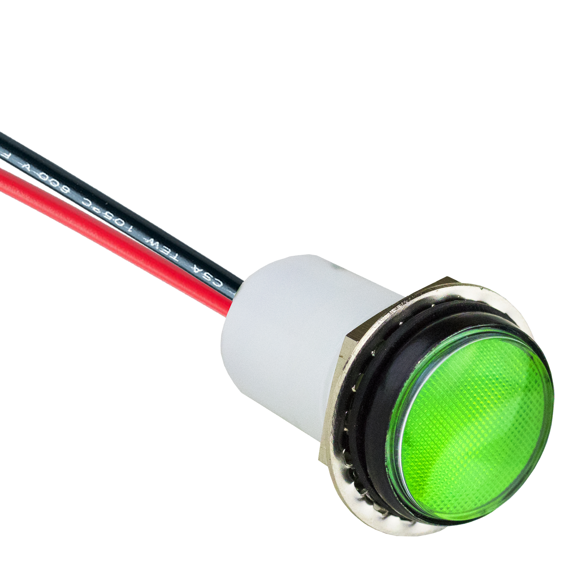 LED Panel Mount Indicator Green .688
