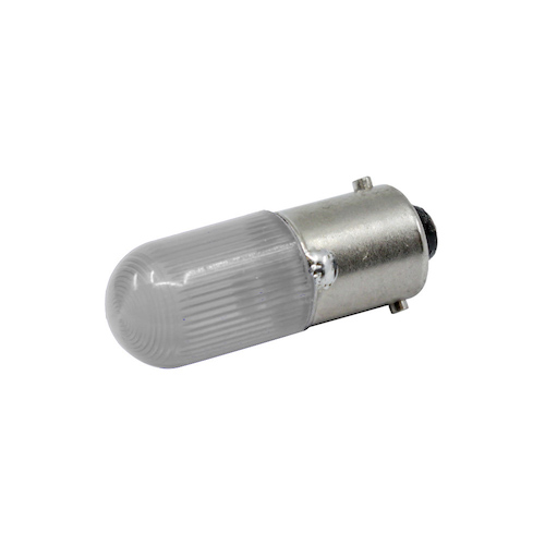 LED Lamp T-3 1/4 Bayonet White 120AC/DC