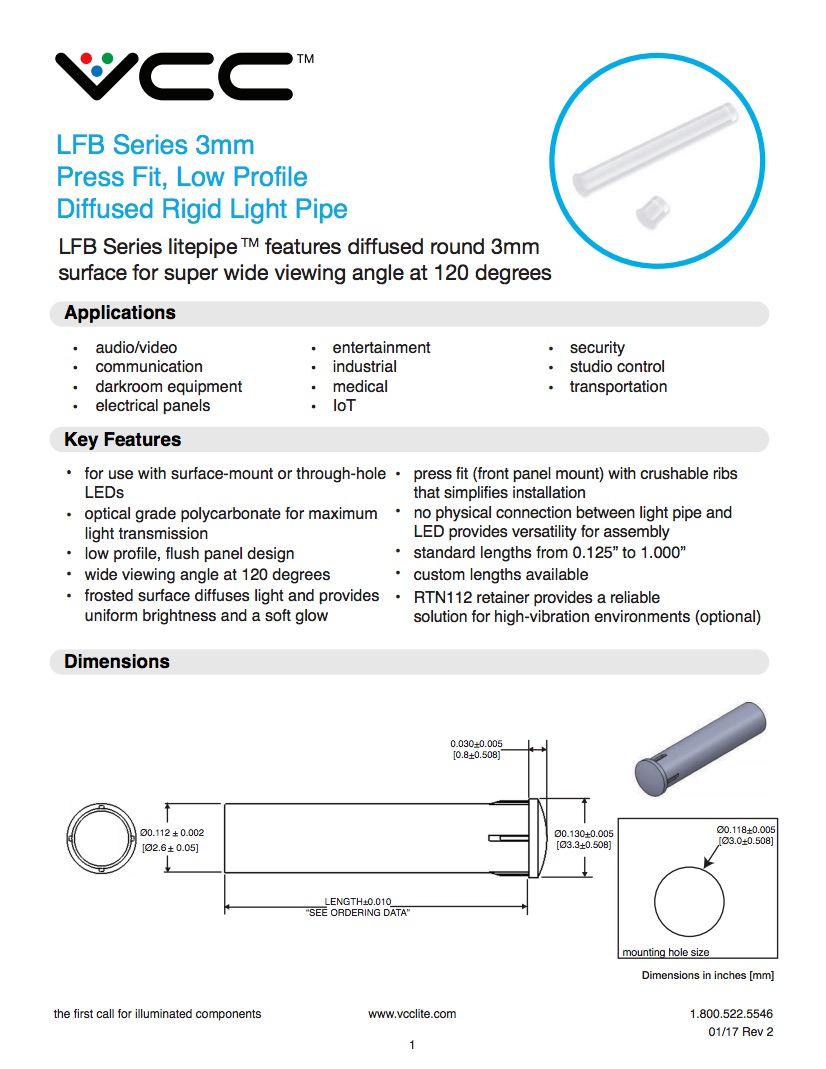 LFB Series Data Sheet